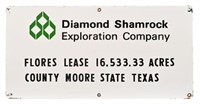 Diamond Shamrock SS Porcelain Sign