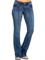 SM4074  Capreze Bootcut Jeans, Dark Blue M