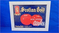 Scotian Cold Nova Scotia Apples Framed ,
