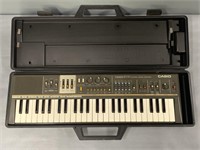 Casio Electric Keyboard & Case; Works