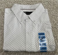Weatherproof L Men's Button Up Dress Shirt