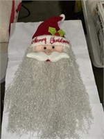 MERRY CHRISTMAS SANTA DOOR HANGER