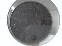 1904 Can  1 Cent Vf