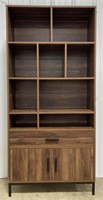 (CX) Yelianny Bookcase w/ Storage Cabinet