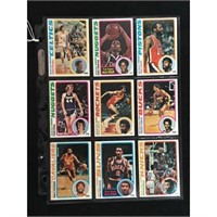 9 1979 Topps Basketball Stars/hof