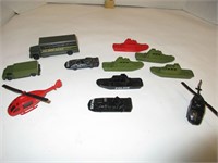 Police and military toy vehicles