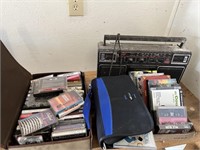 Radio, cassettes, CDS