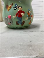 1960s Mickey & Gang Green cookie jar