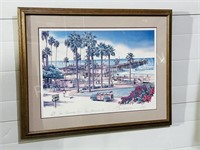 "San Clemente Pier California" lithograph 109/400