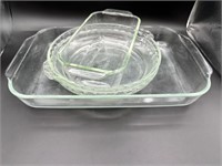 Clear Glass Pyrex Baking Lot