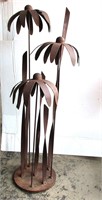 Garden Decor - Rusty Flower Art - 38"High