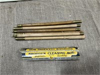 Superior Shotgun Cleaning Rods #475 Brass & Wood