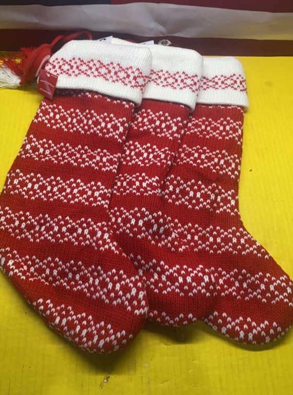 3 Christmas Stockings