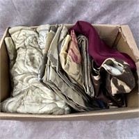 Box Of Miscellaneous Linens