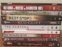 10 Lightly Used DVD's