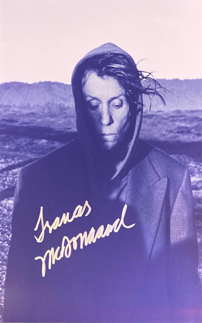 Autograph  
Frances McDormand Photo