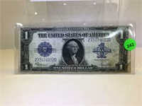 1923 $1 Blanket Note Silver Certificate in holder