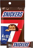 SNICKERS, Peanut Milk Chocolate Candy Bars, 4