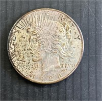 1928 US Silver Peace Dollar