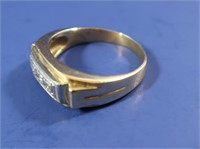 14K Gold Men's Ring-12 1/2 8.6g
