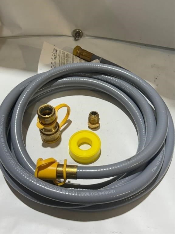 $40 12 Feet 1/2 inch ID Natural Gas Grill Hose