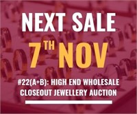 Upcoming #22(A+B):High End Diamond Sale,Wed,07 Nov