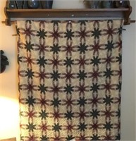 Quilt Rack And Quilt - No Contents