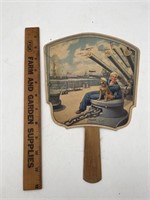 When is World War II advertising hand fan Browns