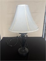 A Black Table Lamp Works