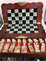 Chinese Chess Game Board And Figures