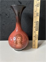 Antique Ioga Warwick E-1 Portrait Vase