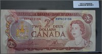 CAD 1974 $2 Banknote Lawson / Bouey