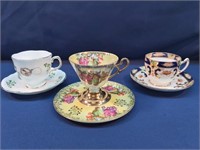 Arklow, Castle, England Teacups/Saucers