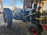 restored Minneapolis Moline Twin City Tractor.