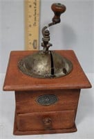German antique coffee grinder