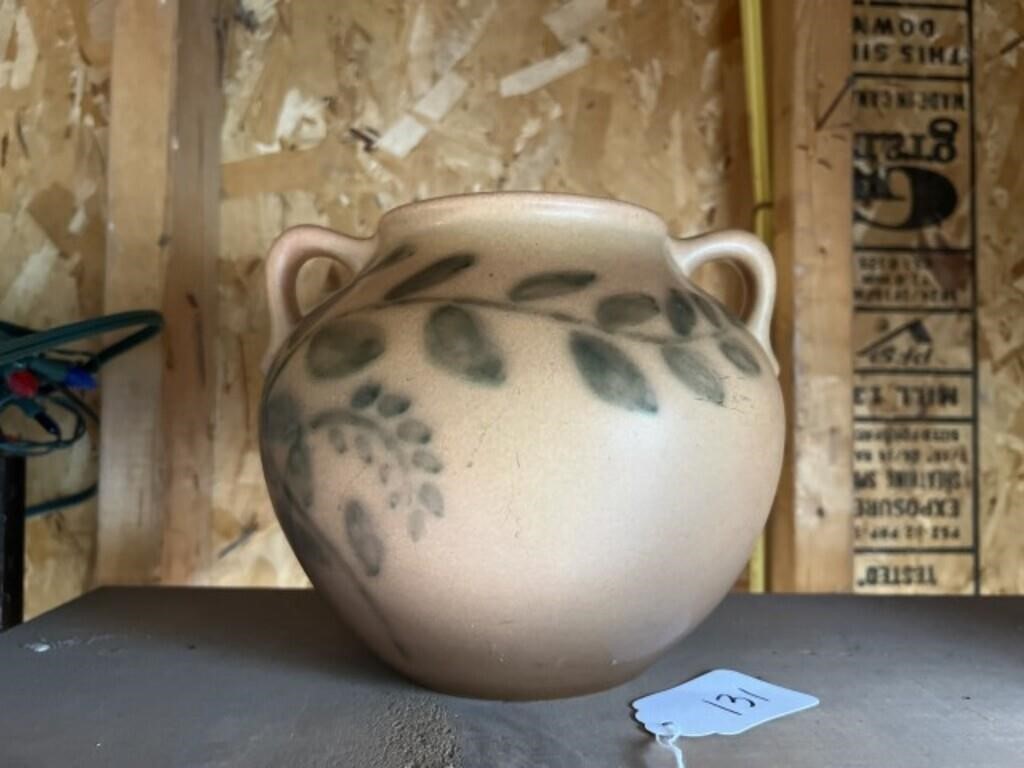 Pottery Double Handled Vase