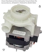 Parts Dishwasher Pump & Motor fits