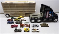 Hotwheels & Misc. Toy Cars w/ Carrier