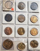 Lot of 12 Large U.S. Bicentennial Medals