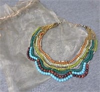 BEADED NECKLACE (A)
