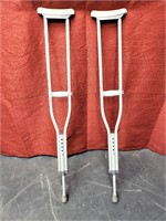 Pair of Guardian Adjustable Crutches