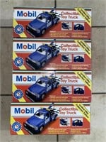 (4) 1995 MOBIL COLLECTIBLE TOY TRUCKS