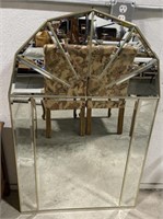 (D) Beveled Mirror approx 31-1/2” wide and 49”