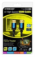 Xtreme 84106 Cable6' Braided High Speed Hdmi W/eth