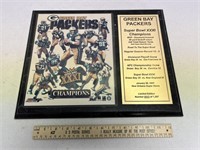 Green Bay Packers Super Bowl XXXI Champions Plaque
