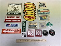 23 Assorted Advertising Stickers