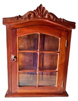 Wood & Glass Wall Display Case