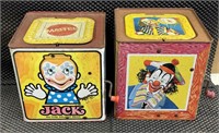 Two Vintage Jack in the Boxes