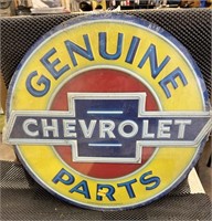 Genuine Chevy parts Sign 18"