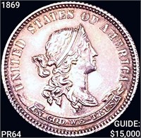 1869 Pattern 10c Judd - 702 GEM PROOF